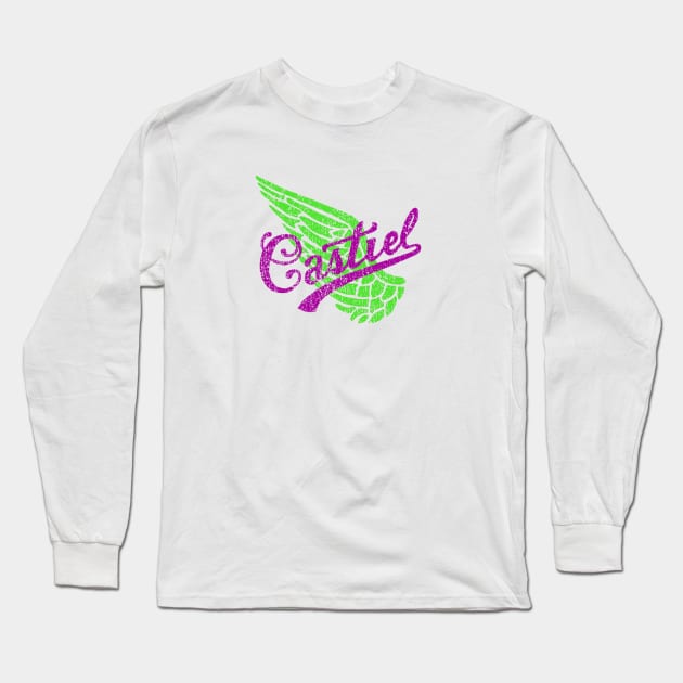 Castiel Wing 2 Long Sleeve T-Shirt by ArtsyDenise